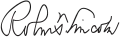 Signature de Robert Todd Lincoln