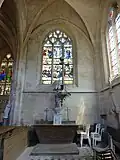 Croisillon sud, vue vers l'est.
