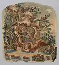 Cartouche rocaille avec fleurs d’après Pierre-Edme Babel, 1735-50, The Metropolitan Museum of Art