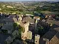 Vue plongeante sur la forteresse.