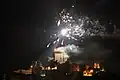 Feux d’artifice lors des Fêtes de juillet.