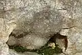 Le piton de quartz : détail.