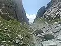 Le « canyon » du rocher du Vent.