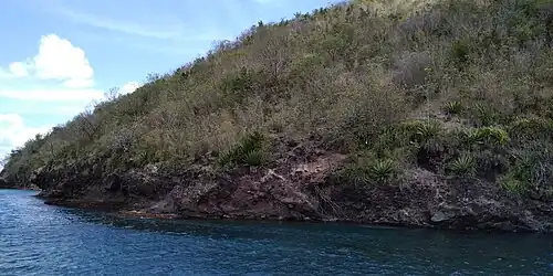L'anse est formée à partir des écoulements de lave issus d'un volcan situé à l'emplacement du Morne Yoyo il y a 2,5&nbsp;millions d'années.