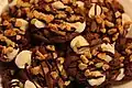 Rocky road en cookie.