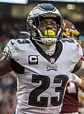 Avec les Eagles en janvier 2022.