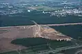 Coupe à blanc pour l'extension de l'aéroport de Francfort (2009).
