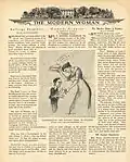 Dessin de Lou Rogers, "Transferring the Mother Habit to Politics." The Modern Woman, Judge, 31 janvier 1914.