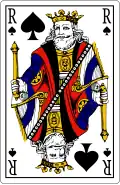 Roi de pique, jeu de bridge.
