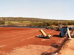 Aire de séchage.