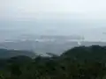 L'île de Rokkō vue des monts Rokkō