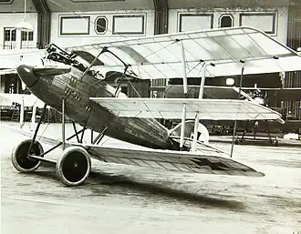Vue de l'avion.