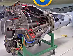Vue du moteur.