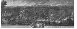 Giuseppe Vasi, Vue de Rome,1765, 1025 x 2615 cm