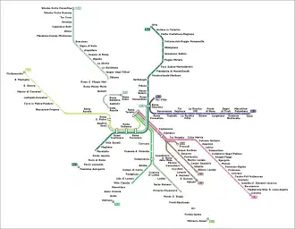Image illustrative de l’article Service ferroviaire suburbain de Rome