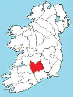 Localisation de l'archidiocèse en Irlande.