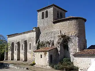 L'église Saint-Christophe (sept.&nbsp;2012).