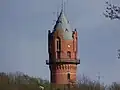 Le vieux château d'eau à Ronneby.