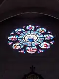 Rosace de Jessé, façade ouest