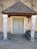 Portail de l'église Saint-Pierre de Rosey.