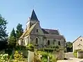 Façade nord de l'église.