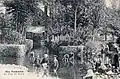 Rosporden : La chute du moulin [sur l'Aven] (carte postale, collection Villard).