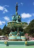 La fontaine Ross restaurée dans les jardins de West Princes Street.
