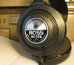 Image d'un casque audio utilisant des aimants samarium-cobalt.
