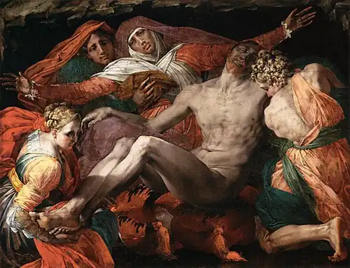 Le Christ mort ou La Pietà (entre 1537 et 1540, musée du Louvre).
