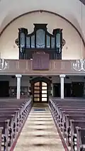 L'orgue de l'église Notre-Dame-de-la-Nativité.