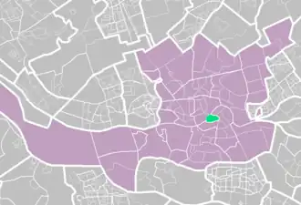 Localisation de Kop van Zuid