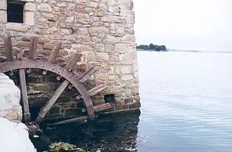 Détail du moulin.