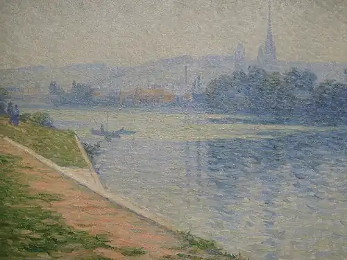 Rouen, Île Lacroix, cours de la Reine.