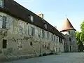 Le corps de logis, façade est.