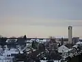 Vue de Roussy-le-Village en hiver