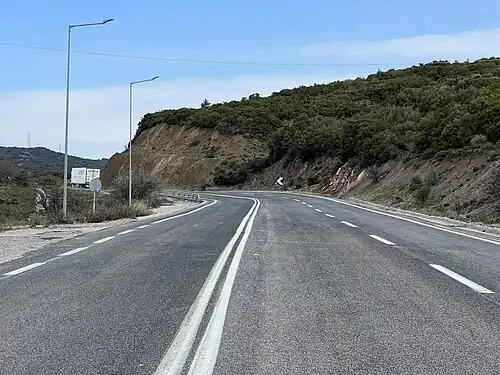 Route EO3 à Lamía.