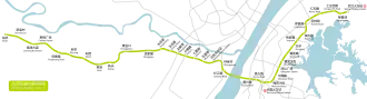 Voir la carte de la ligne.