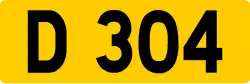 Cartouche de la route