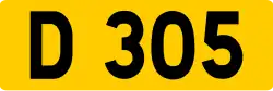 Cartouche de la route