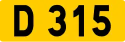 Cartouche de la route