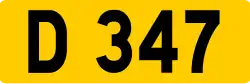 Cartouche de la route