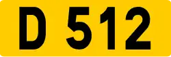 Cartouche de la route