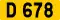 D 678