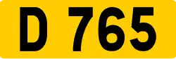 Cartouche de la route