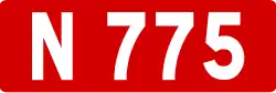Cartouche de la route