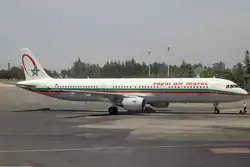 Livrée de l’a321 de la compagnie au début des années 2000.