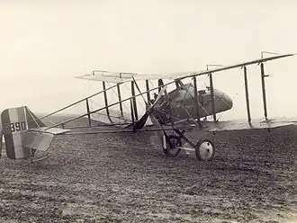 Vue de l'avion.