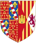 Blason 1441-1479Maison de Trastamare