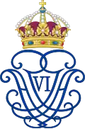 Monogramme de Gustave VI Adolphe.
