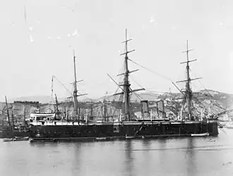 illustration de HMS Superb (1875)